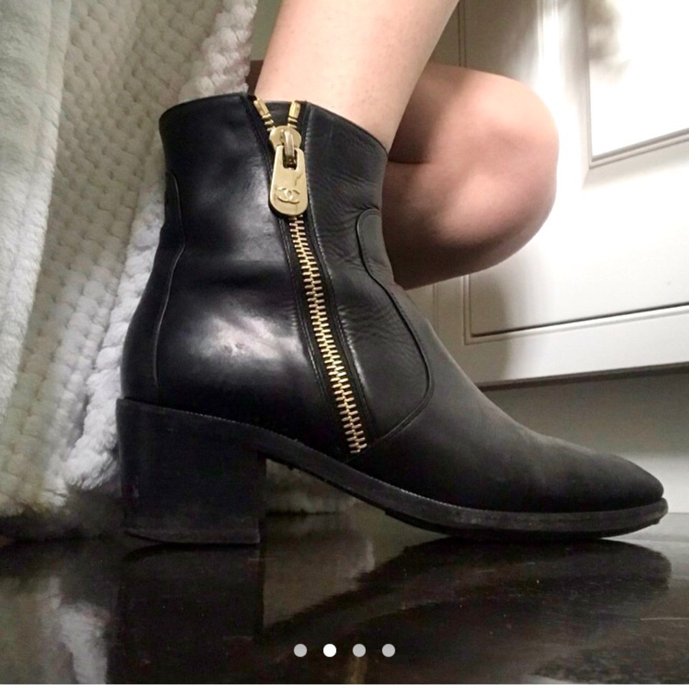 chanel ankle boots